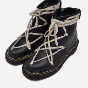 rick owens x dr doc marten boots shoes